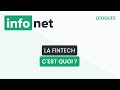 La fintech cest quoi  dfinition aide lexique tuto explication