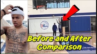 Markelle Fultz Shot Before and After Comparison - (MAKING JUMPERS AGAIN)