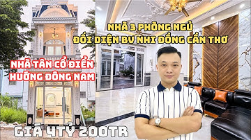 Bán Nhà Cần Thơ 3 Phòng Ngủ Khu Dân Cư Tiểu Dự Án Nhi Đồng Đối Diện Bệnh Viện Nhi Đồng Cần Thơ