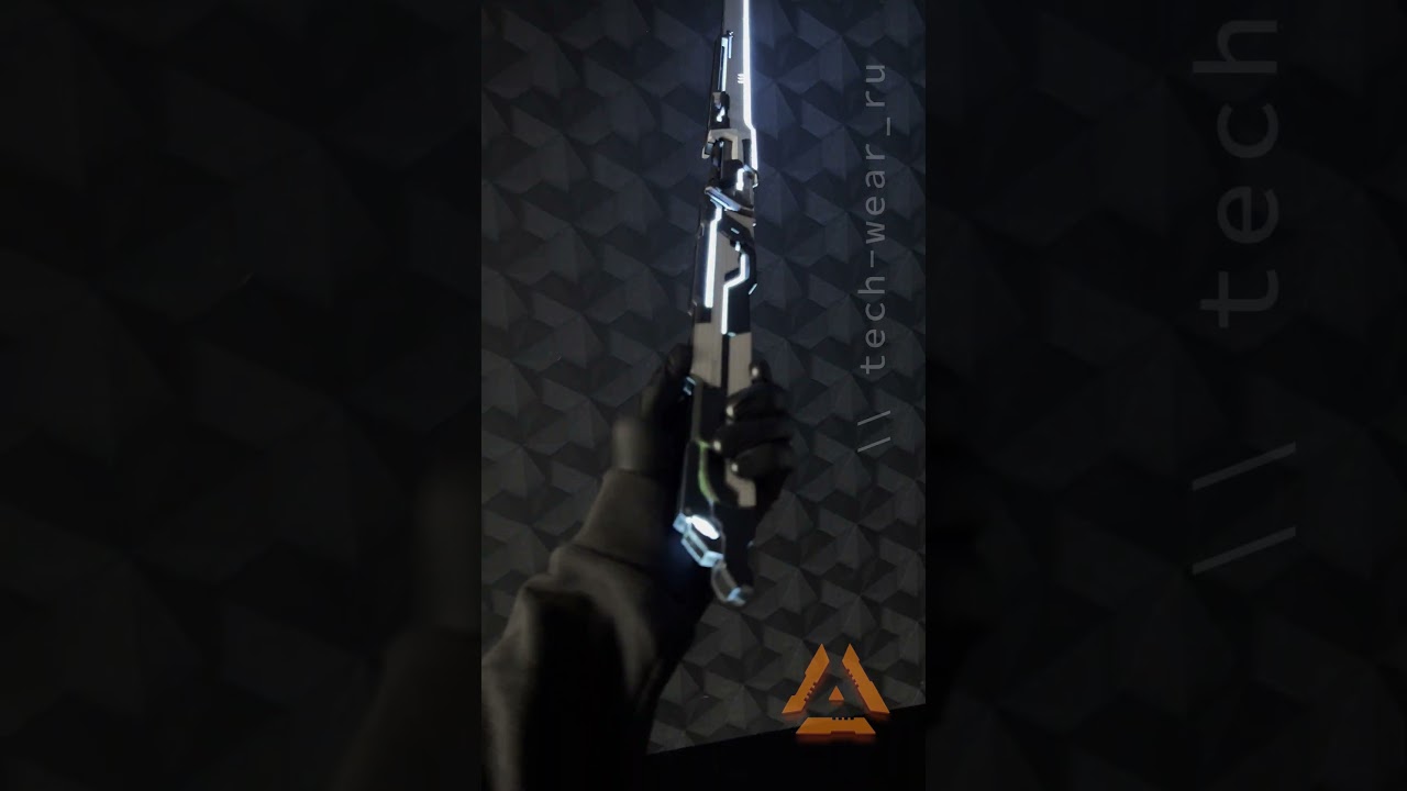 [ PHOSTRIKE ] LED lightsaber — киберпанк катана с неоновой подсветкой.