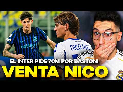 Video ¡VENTA DOLOROSA! NICO PAZ SE VA por 60 MILLONES...EL INTER PIDE 70M por BASTONI