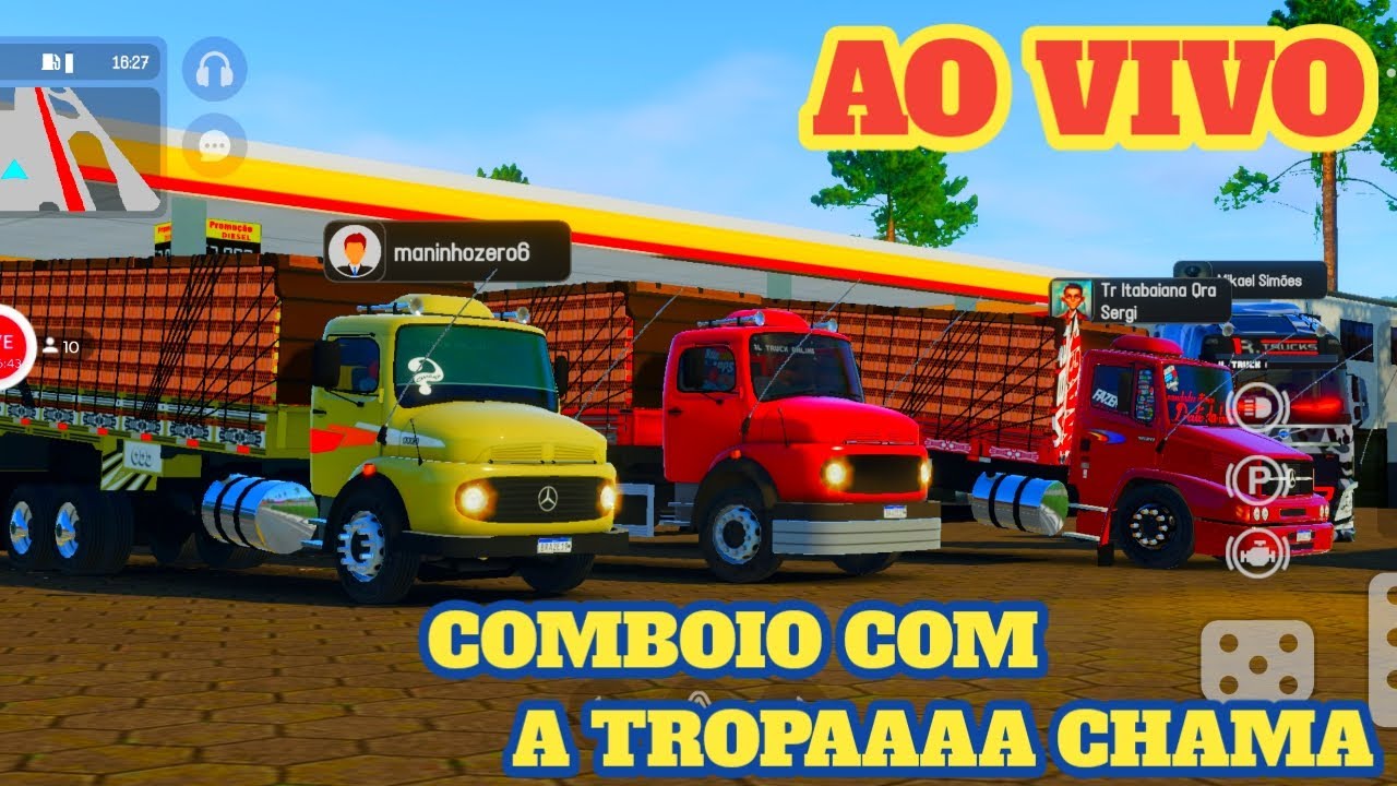 😍AO VIVO😍 GLOBAL TRUCK ONLINE COMBOIO COM INSCRITOS😍😍😍