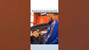 First Day At Job ❌ Last Day At Job🤣❇️