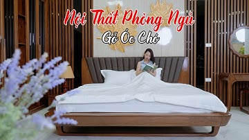 THIẾT KẾ THI CÔNG NỘI THẤT PHÒNG NGỦ GỖ ÓC CHÓ | NỘI THẤT SONG LÊ