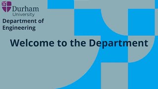 Welcome to the department of engineering | Open Day Video Wealth
