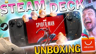 STEAM DECK do ALIEXPRESS! UNBOXING + GAMEPLAY AO VIVO!