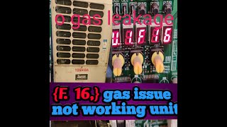 F 16 gas issue alarm solution. Toshiba vrf system