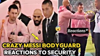 Crazy Messi's Bodyguard Reactions to Hongkong Security Guard !!🔥😱