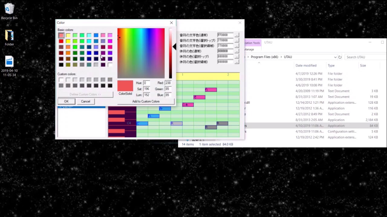 Utau Tutorial Using Utaucolors Youtube
