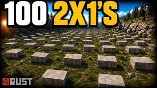 Building 100 2x1's in RUST