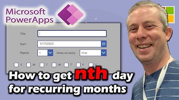 Creating Recurring Calendar Events Every "2nd Tuesday" during a Month in PowerApps