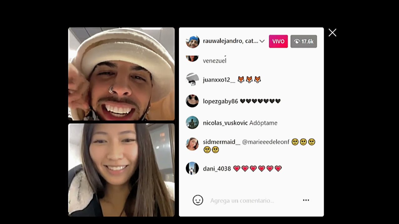 RAUW ALEJANDRO EN INSTAGRAM LIVE : CONOCIENDO SEGUIDORES MIENTRAS ESPERA EN AEROPURTO 