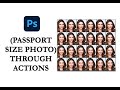 Passport size photo through actions | photoshop | NSD graphix | #photography #photoshop #editing