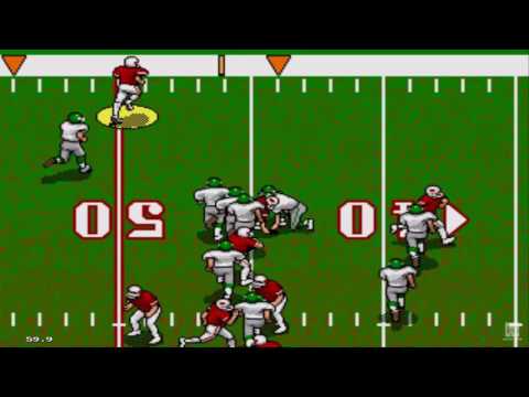 Joe Montana II: Sports Talk Football Sega Genesis Gameplay HD