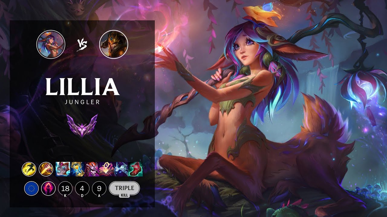 Why This CHALLENGER Has A 63% Win Rate On LILLIA JUNGLE! 🦌 (How To PLAY &  BUILD Lillia Jungle) 