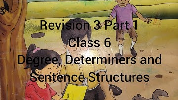 Revision 3 Part 1 Class 6