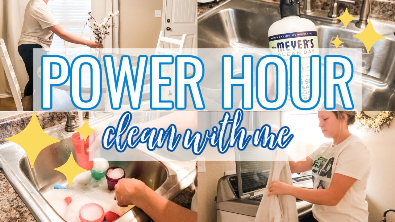 POWER HOUR 2020! // MEGA CLEANING MOTIVATION // ALEXIS SCOTT