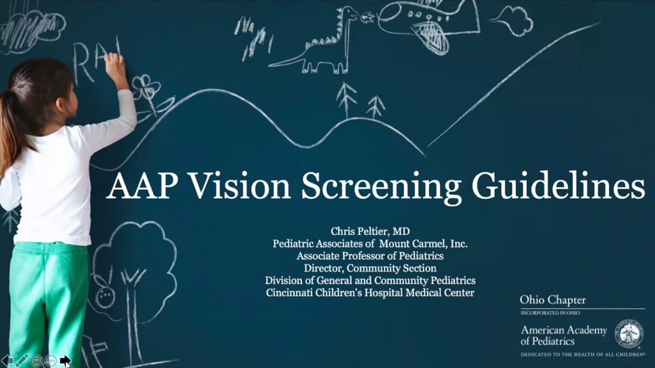 AAP Vision Screening Guidelines-June 24, 2020-Dr. Chris Peltier - YouTube