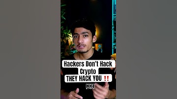 Hackers Don’t Hack Crypto — They Hack You #crypto #bitcoin #walletsecurity #hackers