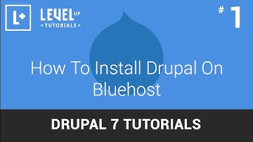 Drupal 7 Tutorials #1 - How To Install Drupal On Bluehost