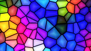 Stained glass effect - Free background Animation