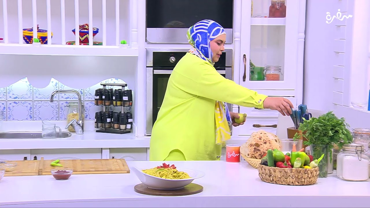 ملوخية بالجمبري | نجلاء الشرشابي