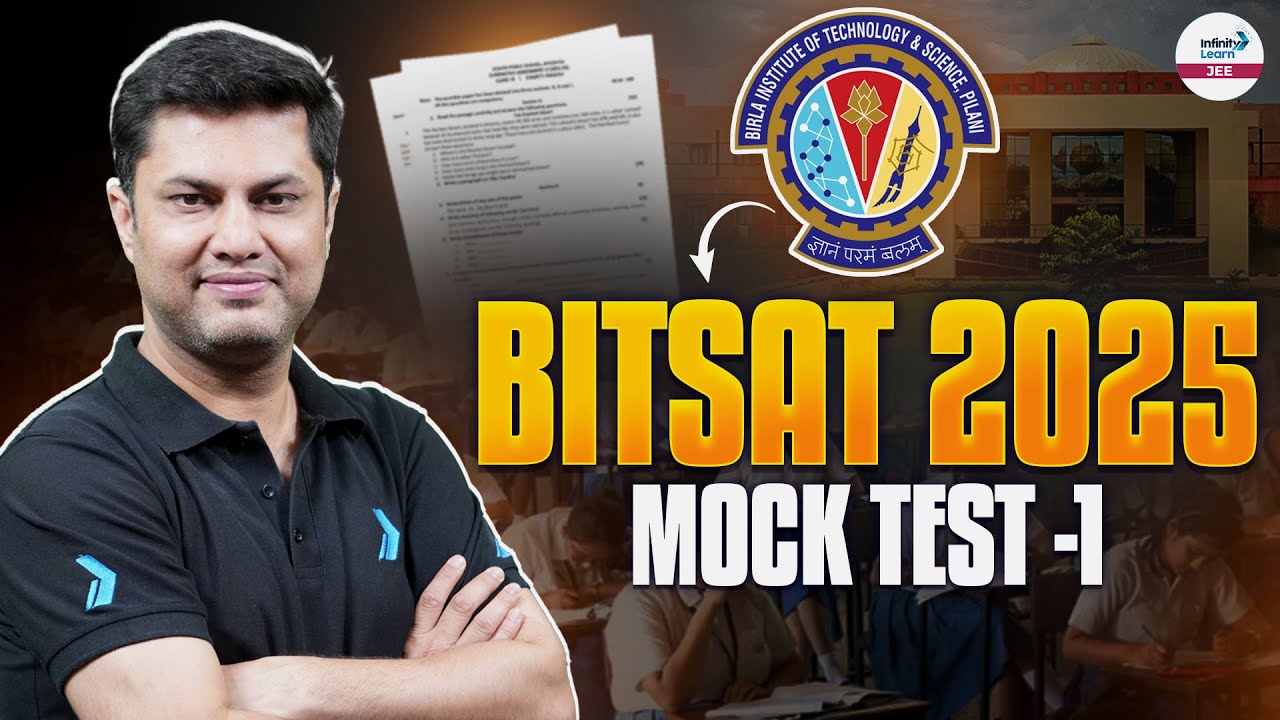BITSAT 2025 Mock Test Part 1 | Math | BITSAT 2025 Preparation | LIVE ...
