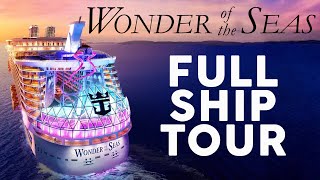 WONDER OF THE SEAS FULL SHIP TOUR 2022 | ULTIMATE CRUISE SHIP TOUR OF PUBLIC AREAS | ROYAL CARIBBEAN