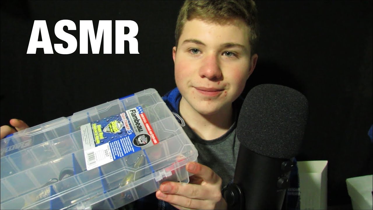 ASMR WHATS WHATS IN MY TACKLE BOX