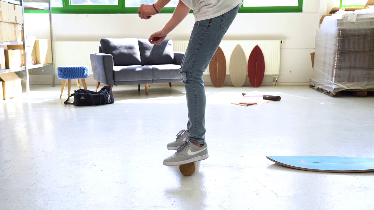 Balance Board Trick mit Erklärung auf der Rolle balancieren // wahu