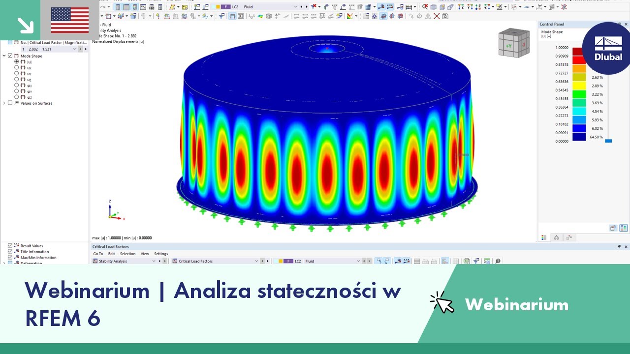 [EN] Webinarium | Analiza stateczności w RFEM 6 - YouTube