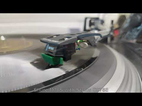 Comparison of different 78 RPM phono cartridges and styli for modern turntables