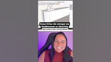 Como apagar linhas no Sketchup sem deletar as faces #sketchup