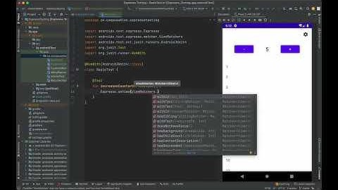 Add Espresso to your Android application to start writing UI tests