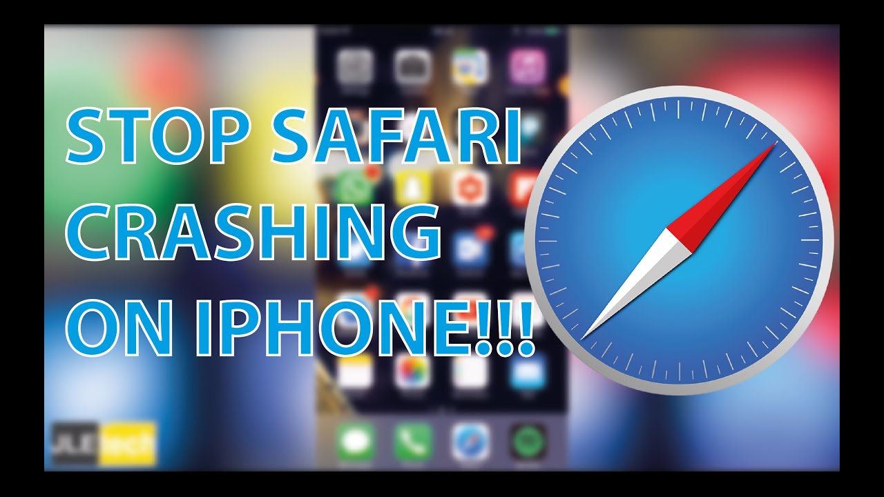 safari crashes iphone