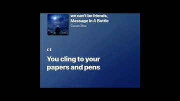 Thumbnail of mashup we cant be friends-message in bottle source :tiktok caram3lls #music #remix
