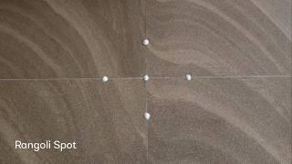Small  Design Rangoli for Beginners  ||  Rangoli Spot