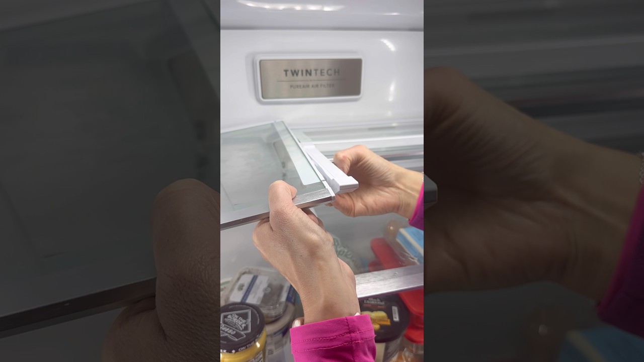 How to Remove & Clean Frigidaire Gallery Fridge Shelves 