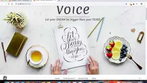 Quick setup guide voice blog wordpress theme