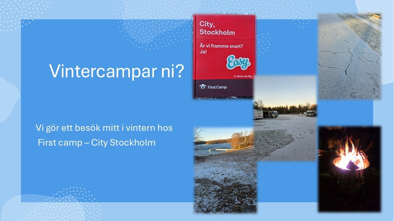 Vintercampar ni? vi gör det och nu besöker vi First Camp City Stockholm