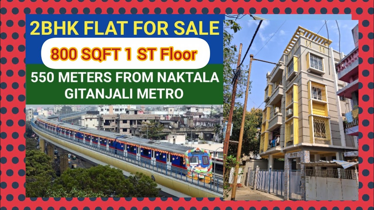 800 SQFT 2 BHK Flat For Sale In 1 St Floor With Lift, Security In Baisnwabghata Bye Lane #2bhk #flat