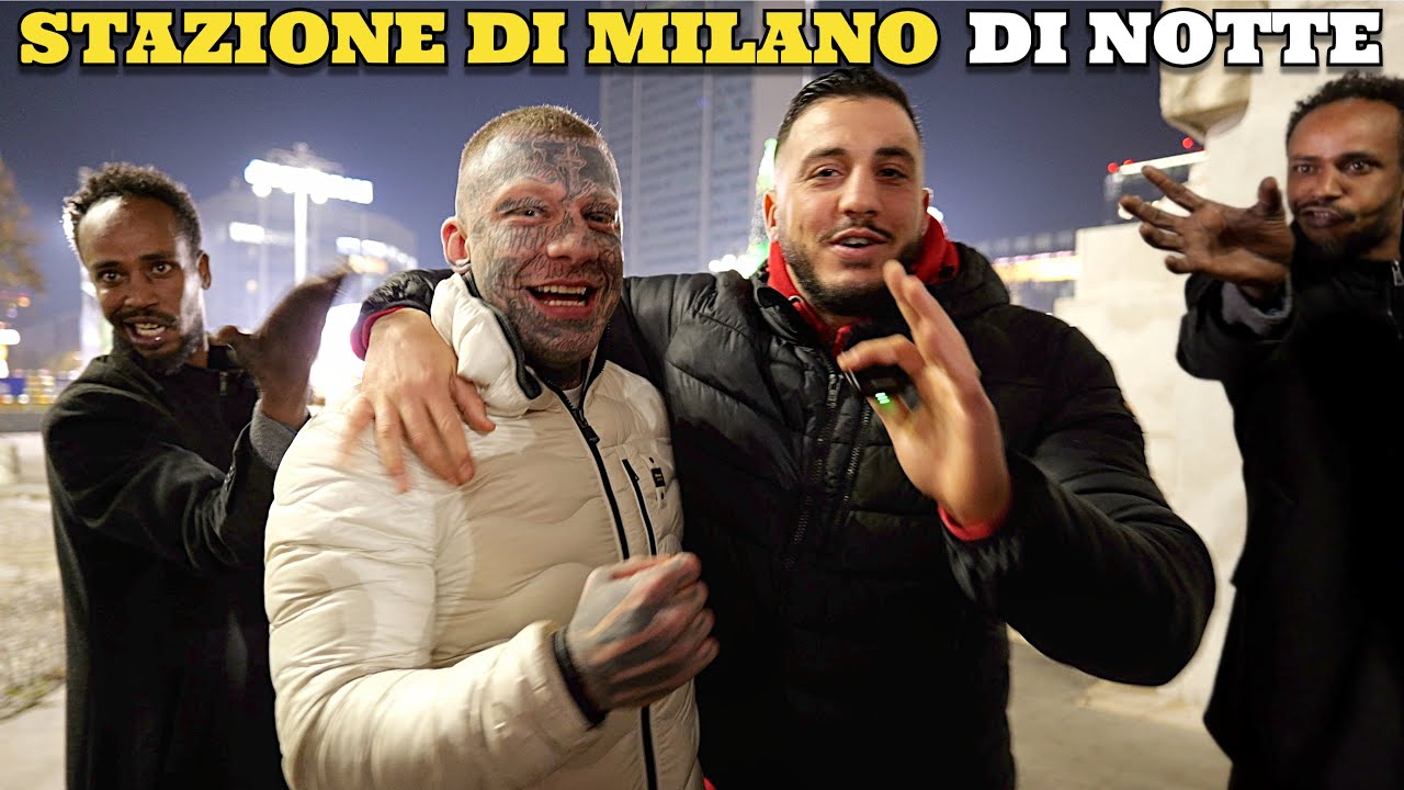 Stazione di Milano la Notte Pericolo e Criminalità