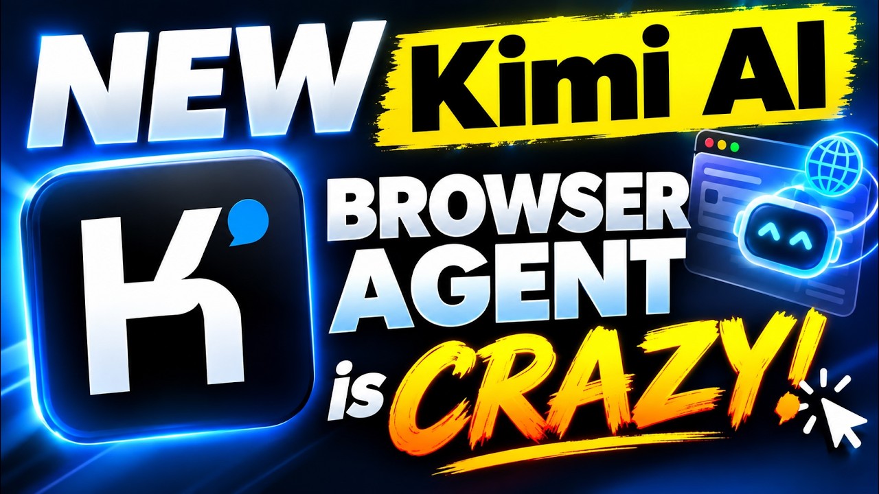 NEW Kimi AI Browser Agent is CRAZY!