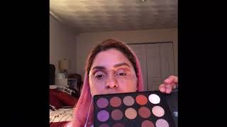 Maquillaje Tonos Morados Con Palette De Bebella Cosmetics