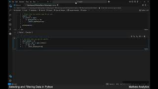 Master Selecting and Filtering Data in Python for Data Science