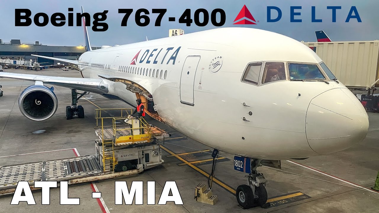*Trip Report* Delta Boeing 767-400 | Premium Economy | N826MH | My First Widebody Flight: (ATL-MIA)