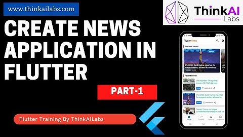 News App UI in Flutter.