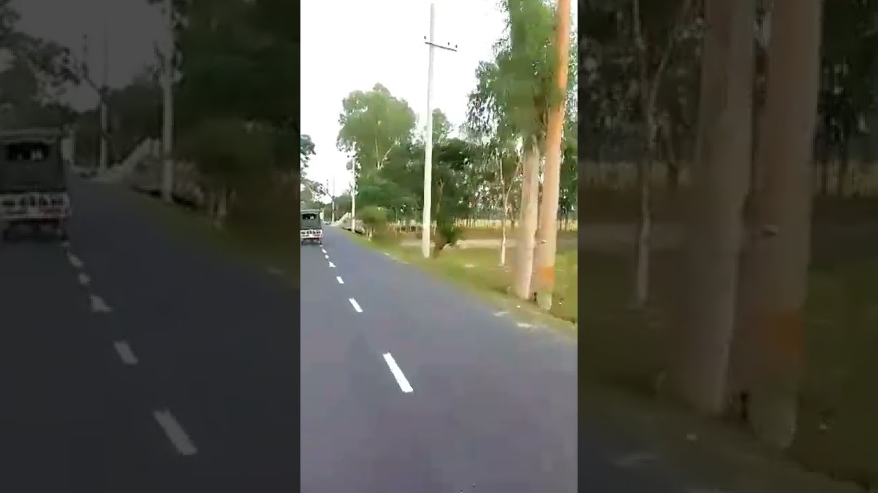 গাইবান্ধা শহর থেকে বালাশীঘাট এর সুন্দর রাস্তা || Gaibandha to balashi road ||#Balashighat#gaibandha