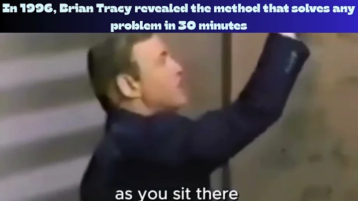 Solve ANY Problem in Just 30 Minutes? Brian Tracy’s Genius Method Explained!