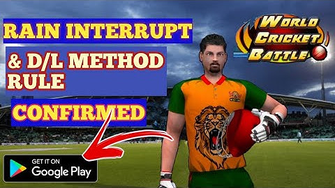 🔥 WCB RAIN INTERRUPT & D/L METHOD RULE FEATURE CONFIRMED !!! With Proof